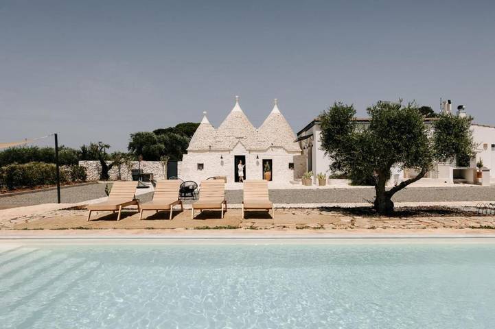 Villa per 2 persone, con Terrazza e Giardino nonché Piscina e Panorama a Noci