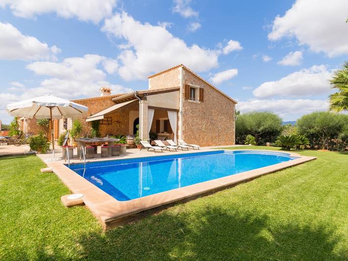 Finca für 8 Personen, mit Garten und Pool, kinderfreundlich auf Mallorca Inselmitte - 2