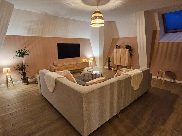 Appartement de vacances pour 4 personnes, avec jardin