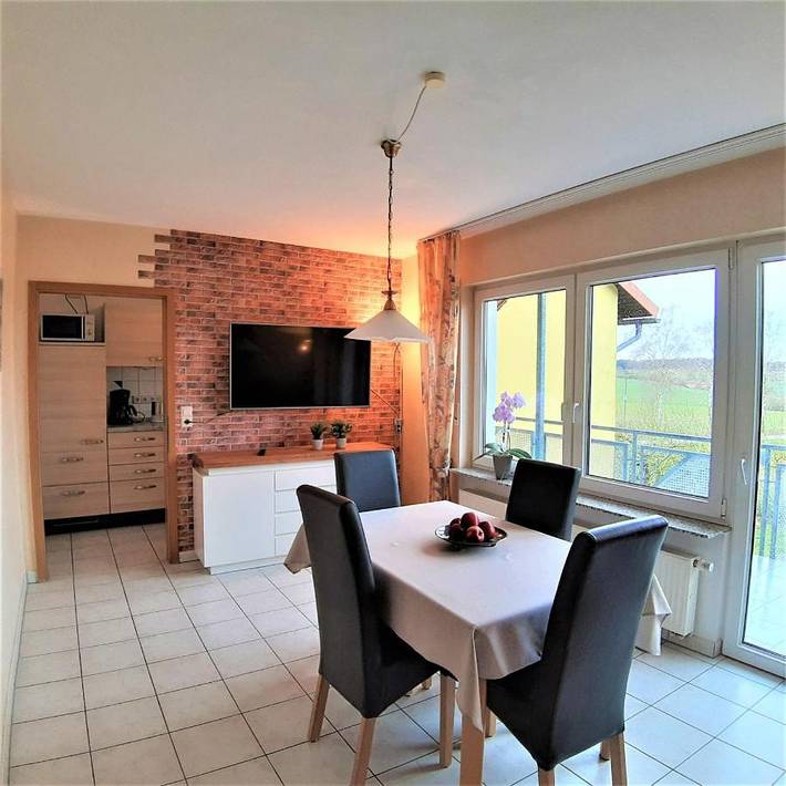 Vakantiewoning voor 4 personen, with balkon and uitzicht as well as tuin in Creglingen