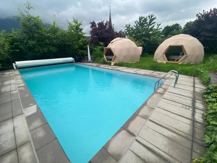 Maison d’hôte pour 2 personnes, avec jardin ainsi que jacuzzi et piscine