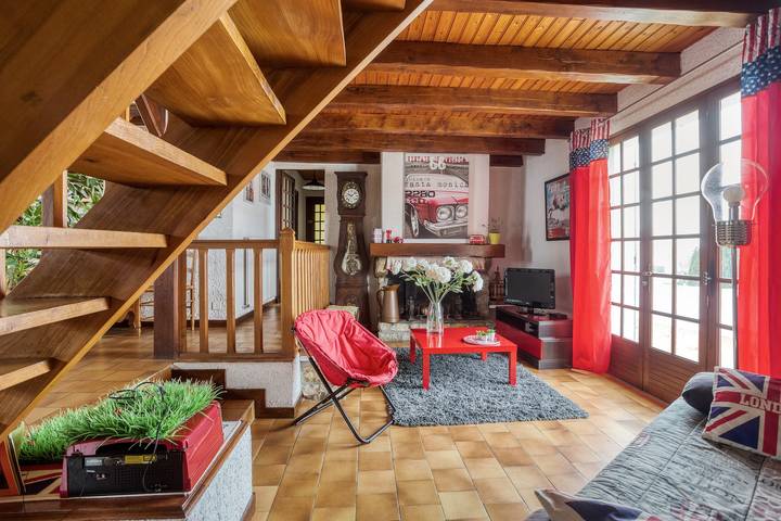 Maison de vacances 'Maison Am Stram Gram' avec terrasse privée et Wi-Fi in La Tranche-sur-Mer, Vendée