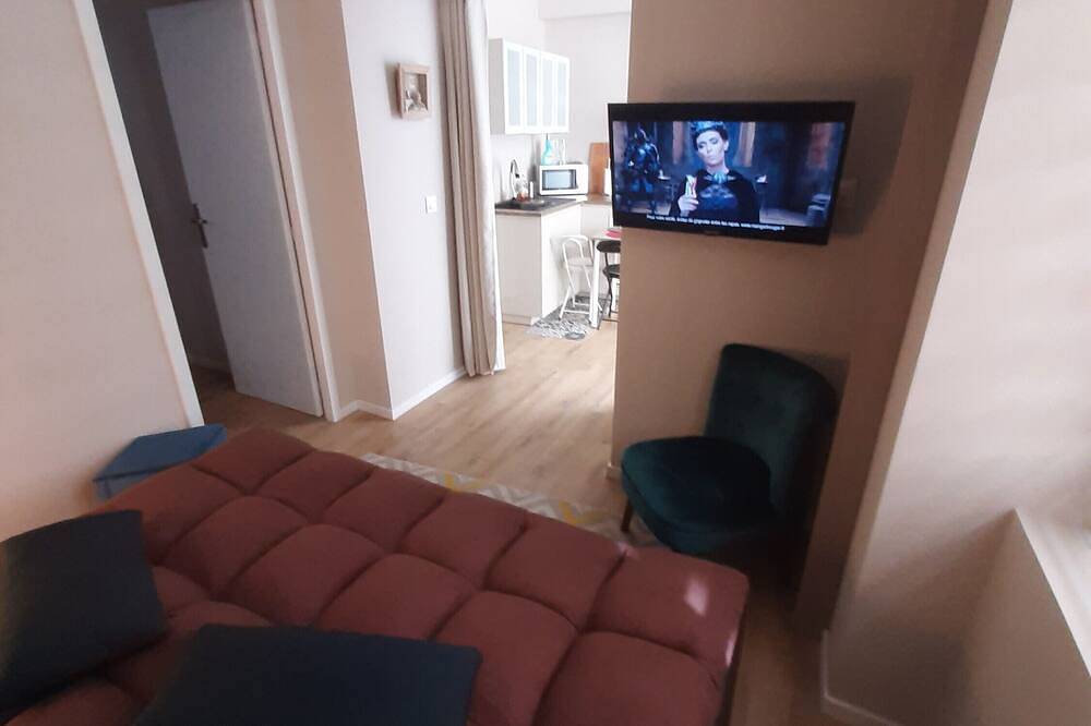 Entire apartment, Appart 100 - Cosy T2 with Tv in Bourg-Saint-Andéol, Privas