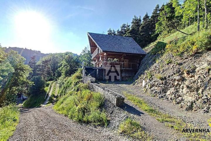 Chalet pour 4 personnes, avec terrasse ainsi que jardin et vue, animaux acceptés à Chambon-sur-Lac - 2