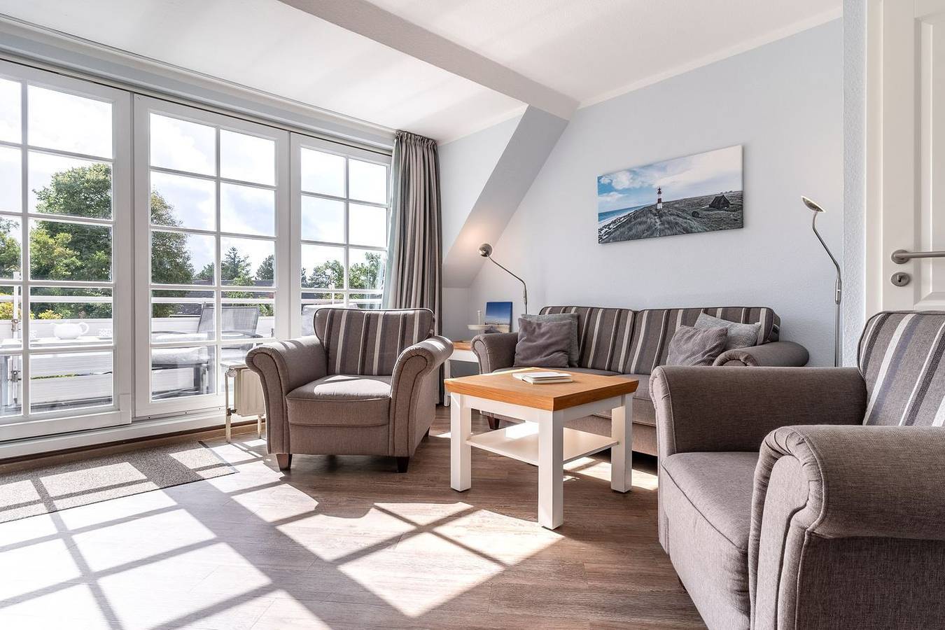 Ganze Wohnung, Moderne Fewo Rungholt mit Balkon, Wlan und zentraler Lage in Sankt Peter-Ording in St. Peter-Ording, Eiderstedt