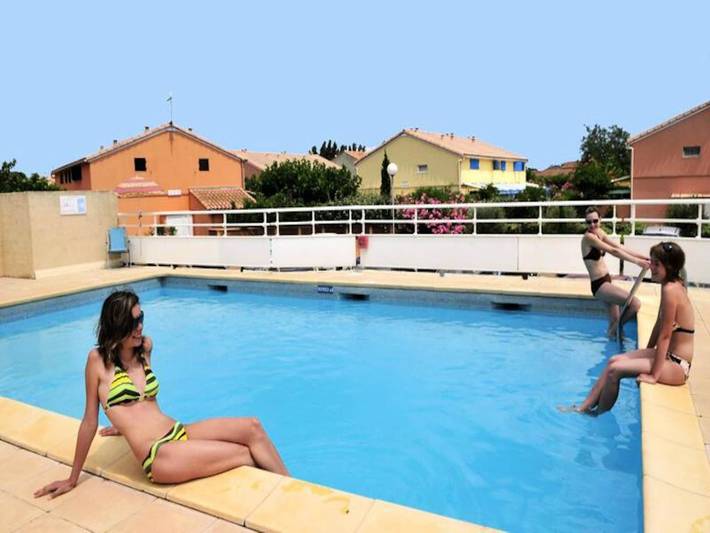 Ferienwohnung für 5 Personen, mit Terrasse und Pool, mit Haustier in Portiragnes Plage