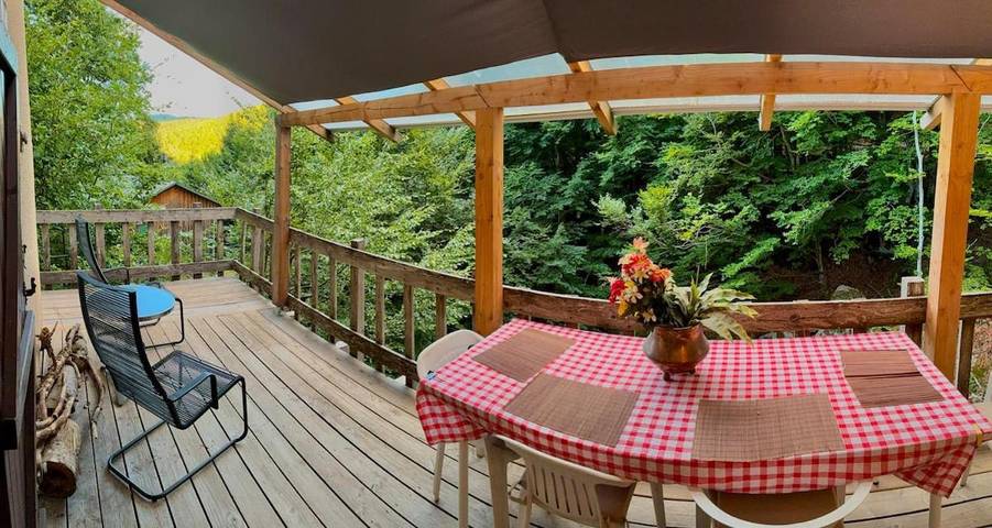 Gîte pour 6 personnes, avec sauna ainsi que balcon et vue dans L'Espérou - 2