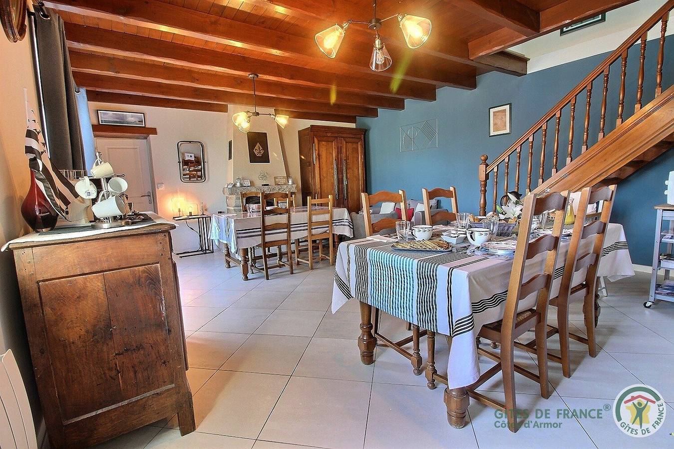 Chambre d'hôtes de La Vieux Ville - Chambre du bas in Trégomeur, Côte de Goëlo