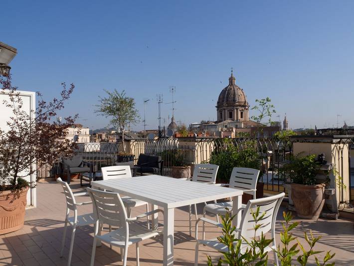 Ferienwohnung für 4 Personen, mit Terrasse in Rom