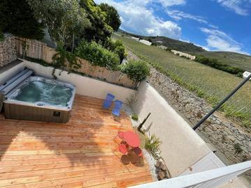 Gîte pour 5 personnes, avec jardin et jacuzzi à Tain-l'Hermitage