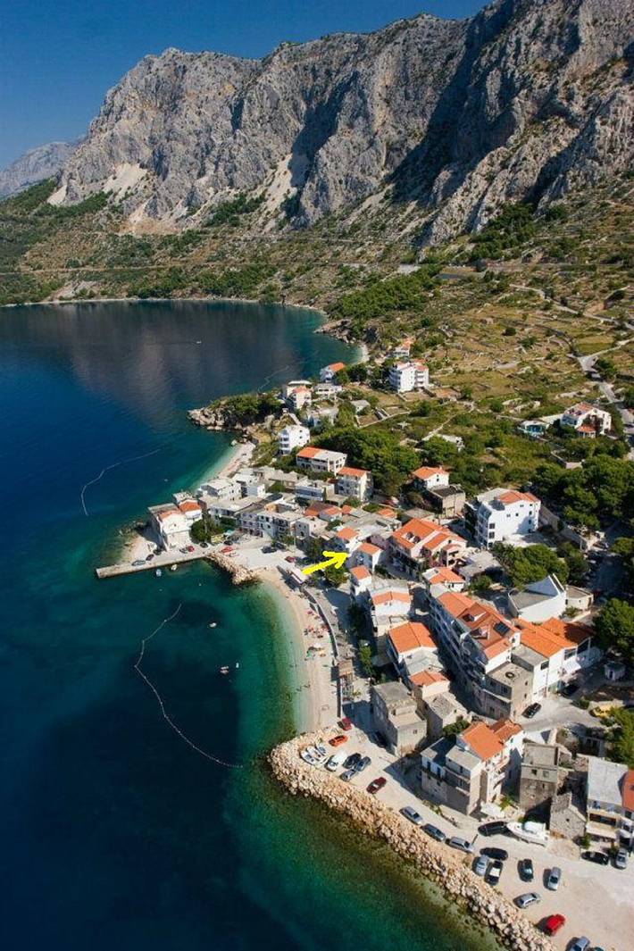 Apartament wakacyjny dla 7 osób, z Balkon i Taras w Drašnice