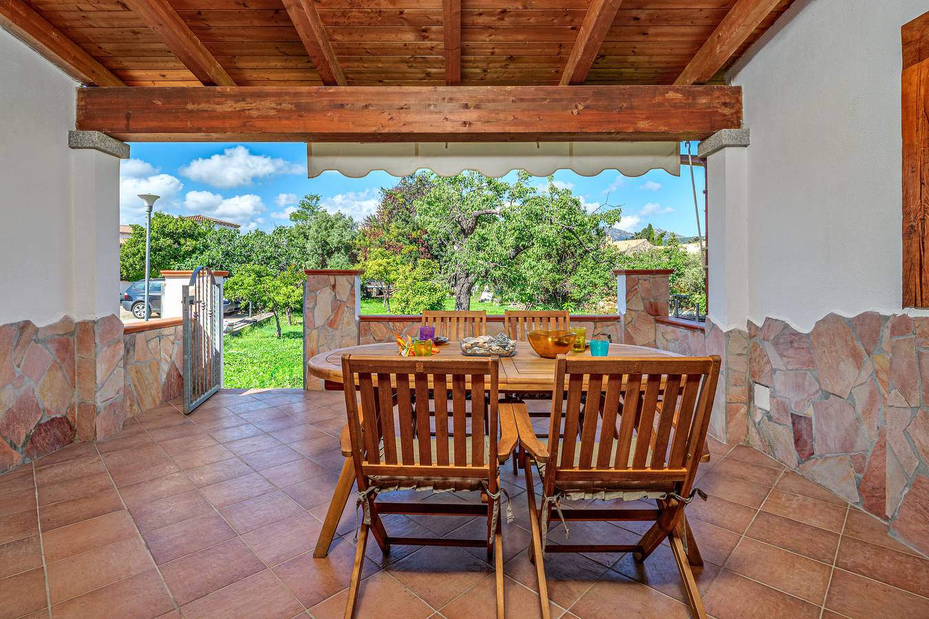 Ferienhaus "Villetta I Gerani" mit Privater Terrasse, Gemeinschaftsgarten und Klimaanlage in San Teodoro, Olbia-Tempio