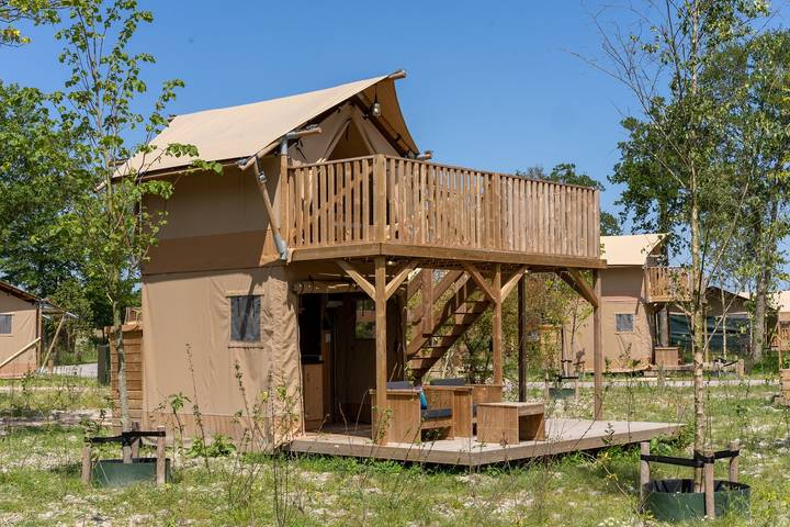 Camping voor 2 personen, met Terras in Lauwersmeer