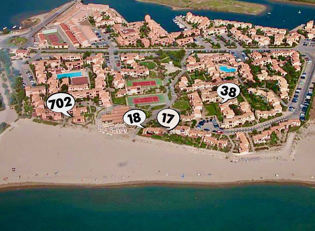 Leucate naturiste, bungalow 702 in Port Leucate, Leucate