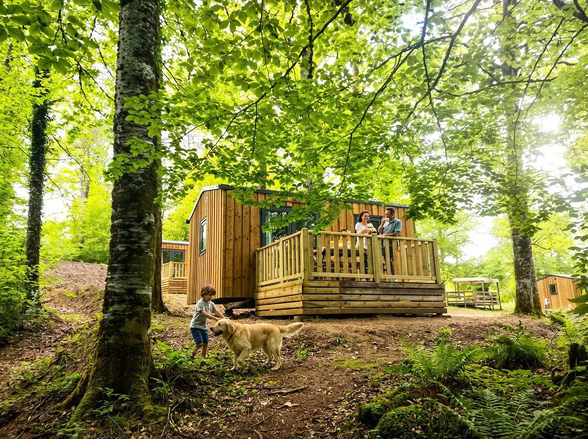 Mobil Home 3 Chambres Cota 6 personnes in Saint-Gérons, Région d'Aurillac