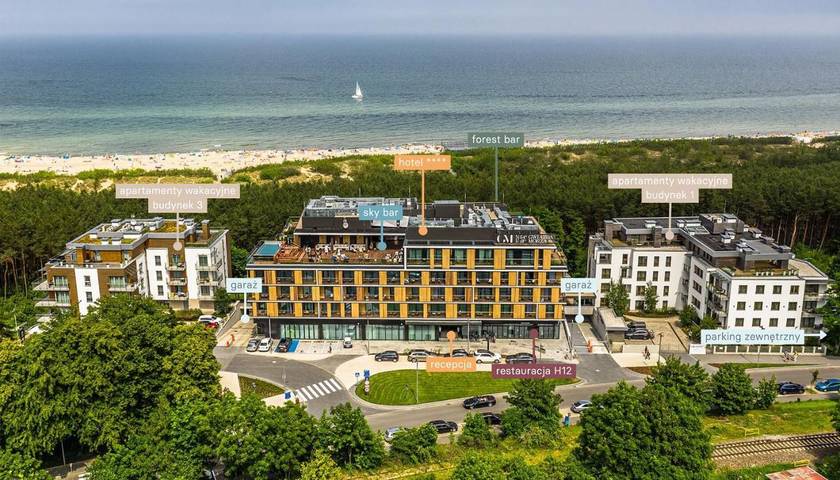 Hotel voor 5 personen, with tuin and zwembad as well as whirlpool and sauna in Pommeren