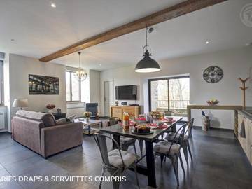 Location de vacances pour 2 personnes, avec jardin et terrasse dans Saint-Paul-en-Jarez