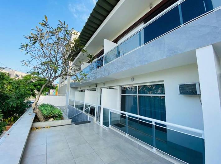 Casas e apartamentos de temporada para 2 pessoas, com jardim e vista e ainda terraço em Ilha do Governador