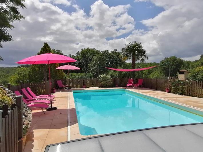 Location de vacances pour 9 personnes, avec jardin ainsi que vue et piscine, animaux acceptés à Calès - 4