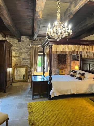 Chambre d’hôte pour 2 personnes, avec vue ainsi que piscine et jardin à Vindrac-Alayrac