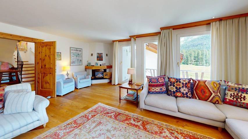 Ganze Wohnung, Trais Tschiervs in St. Moritz, Sankt Moritz