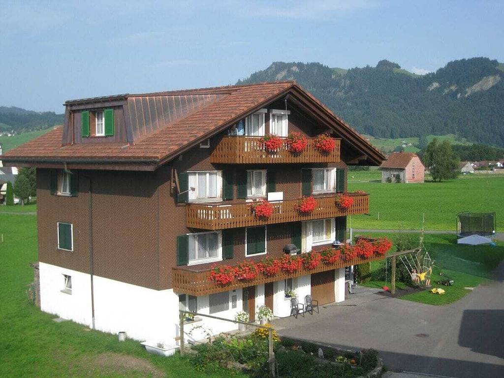 Ferienwohnung in Gross mit Schwimmbecken in Einsiedeln, Kanton Schwyz