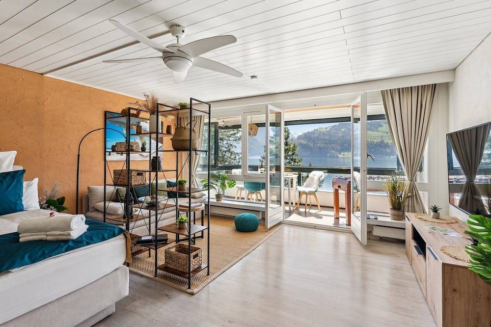 Appartamento intero, Appartamento 4 Seasons I Vista sul lago e sulle montagne - Smart Tv da 65\" in Ingenbohl, Lago dei Quattro Cantoni