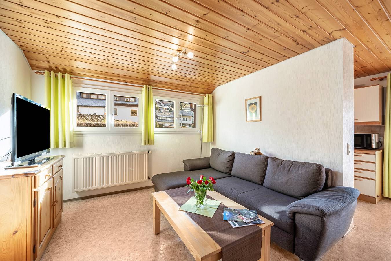 Ganze Wohnung, Ferienwohnung 'Morgensonne' mit Bergblick, Gemeinschaftsterrasse und Wi-Fi in Todtnauberg (Todtnau), Todtnau