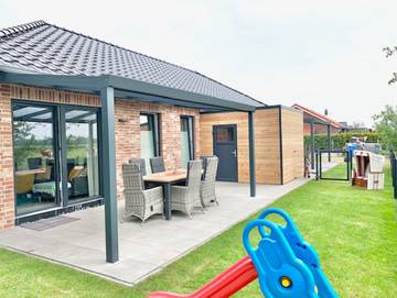 Ferienpark für 6 Personen, mit Pool und Garten, mit Haustier am Jadebusen