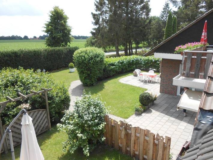 Ferienwohnung für 4 Personen, mit Terrasse und Garten sowie Ausblick in Rhede (Ems)