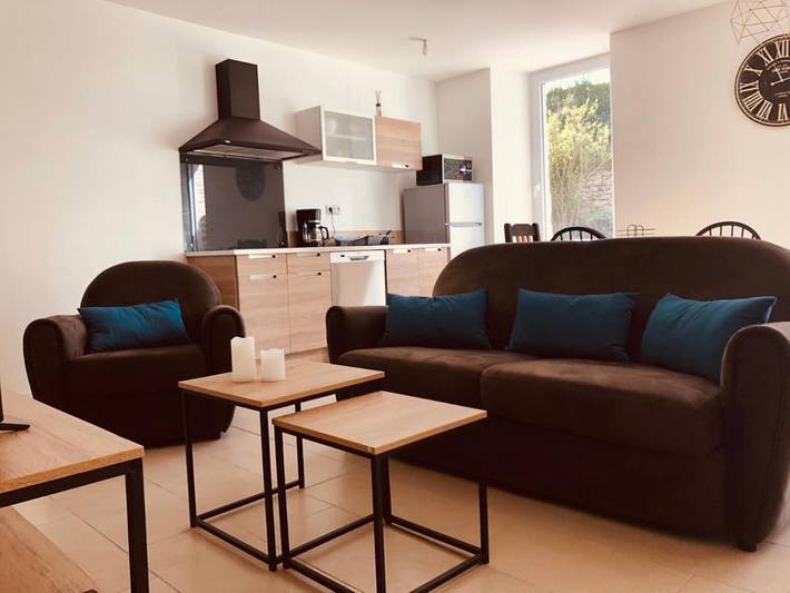 Maison de vacances pour 6 personnes, avec Terrasse ainsi que Jardin et Vue
