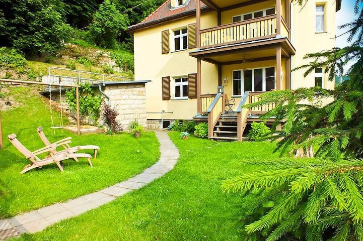 Ferienwohnung für 4 Personen, mit Terrasse und Garten