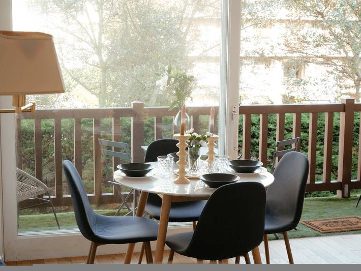 Gîte pour 4 personnes, avec jardin et balcon, adapté aux familles dans Plage De Tourgeville - 2