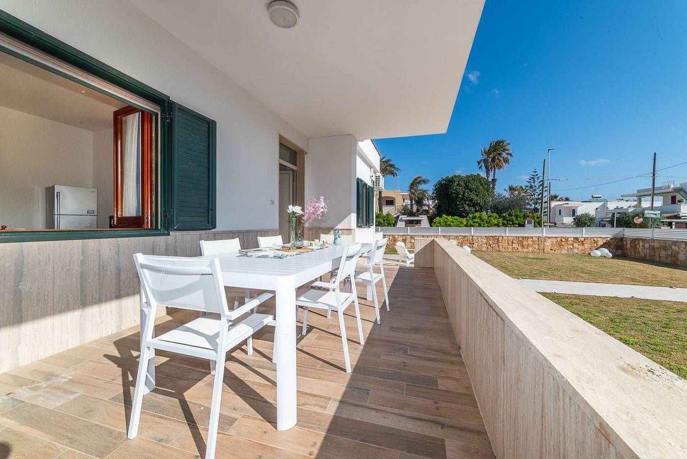 Villetta Pina 50m da spiaggia sabbia e parcheggio in Torre Santa Sabina, Salento