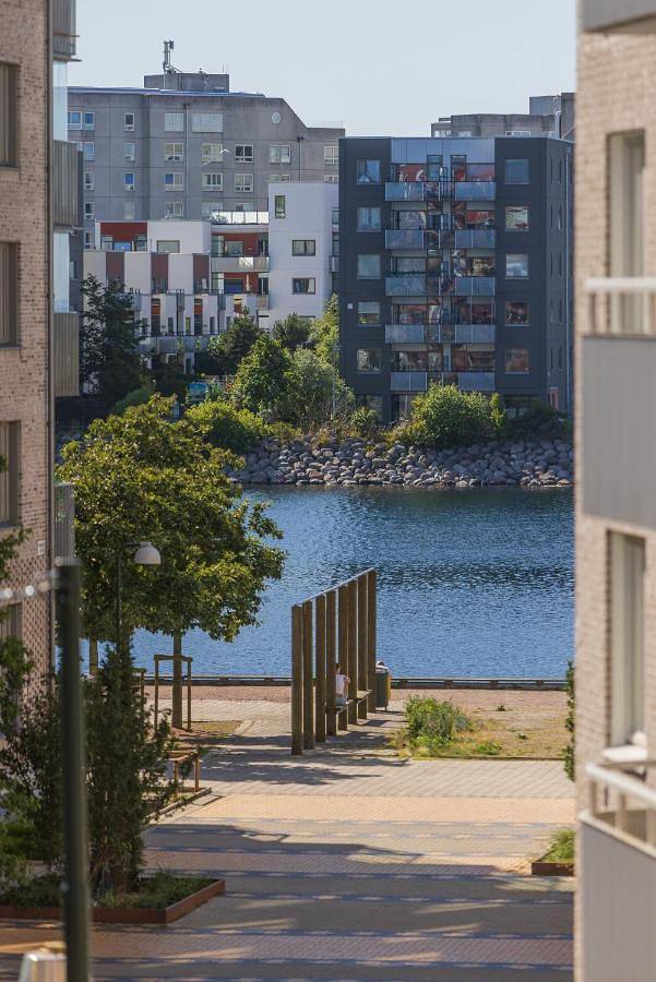 Ferienwohnung für 4 Personen, mit Garten und Ausblick sowie Balkon, mit Haustier in Malmö - 2