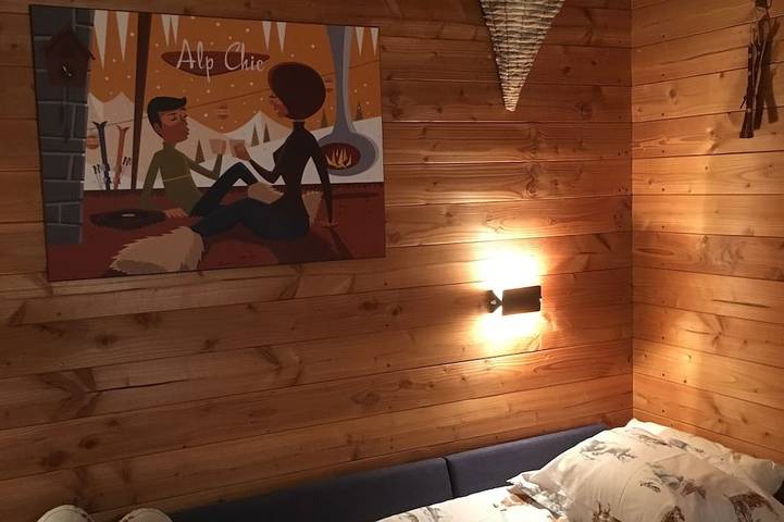 Gîte pour 4 personnes, avec terrasse et sauna ainsi que piscine et jacuzzi dans Arc 1800 - 2