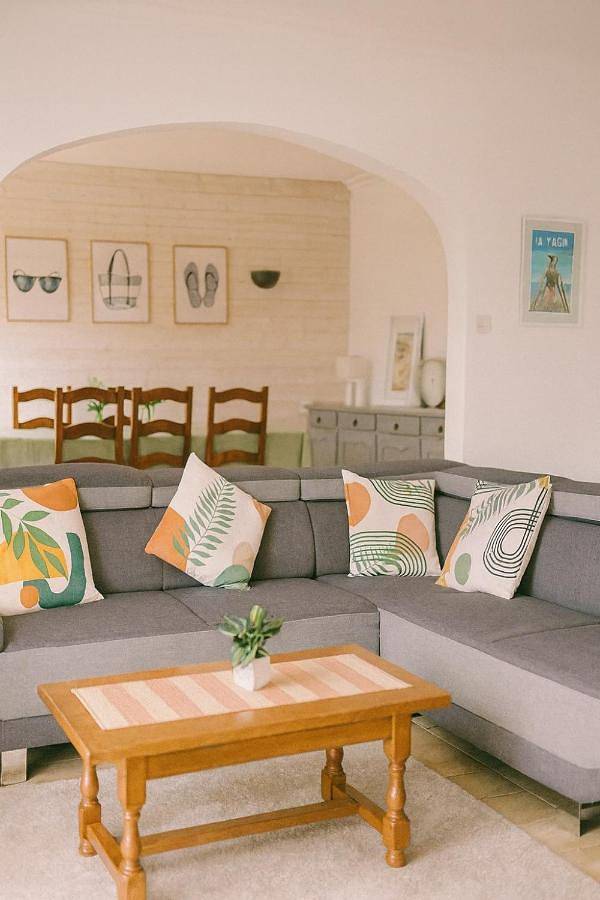 Maison de vacances pour 8 personnes, avec terrasse ainsi que vue et jardin