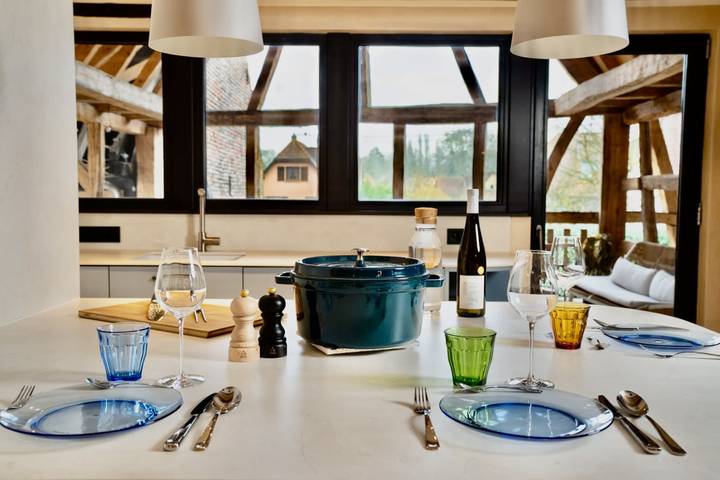 Ferienhaus für 14 Personen, mit Garten und Balkon sowie Pool, kinderfreundlich im Elsass - 4