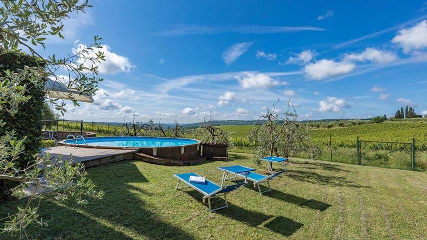 Location de vacances pour 6 personnes, avec jardin ainsi que balcon et piscine dans San Sano - 4