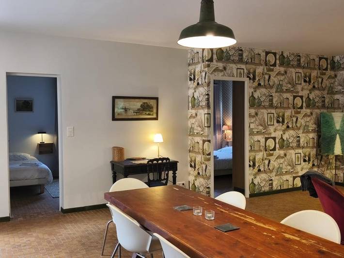 Gîte pour 4 personnes, avec Terrasse ainsi que Jardin et Vue dans Magnan