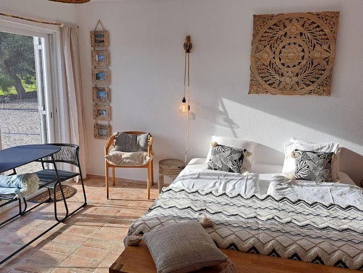 Maison d’hôte pour 2 personnes, avec Terrasse ainsi que Jardin et Vue dans Santa Bárbara de Nexe