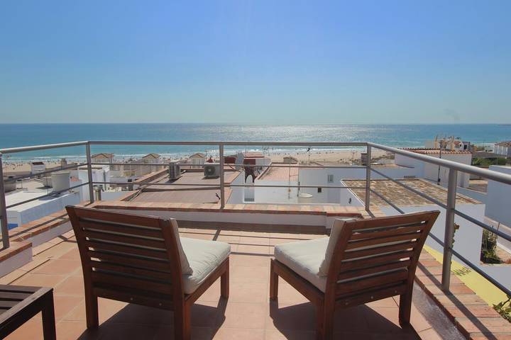 Vacation rental for 4 people, with ocean view, kid friendly in Costa de la Luz