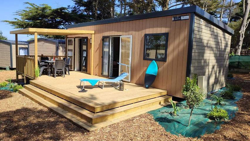 Camping pour 4 personnes, avec terrasse