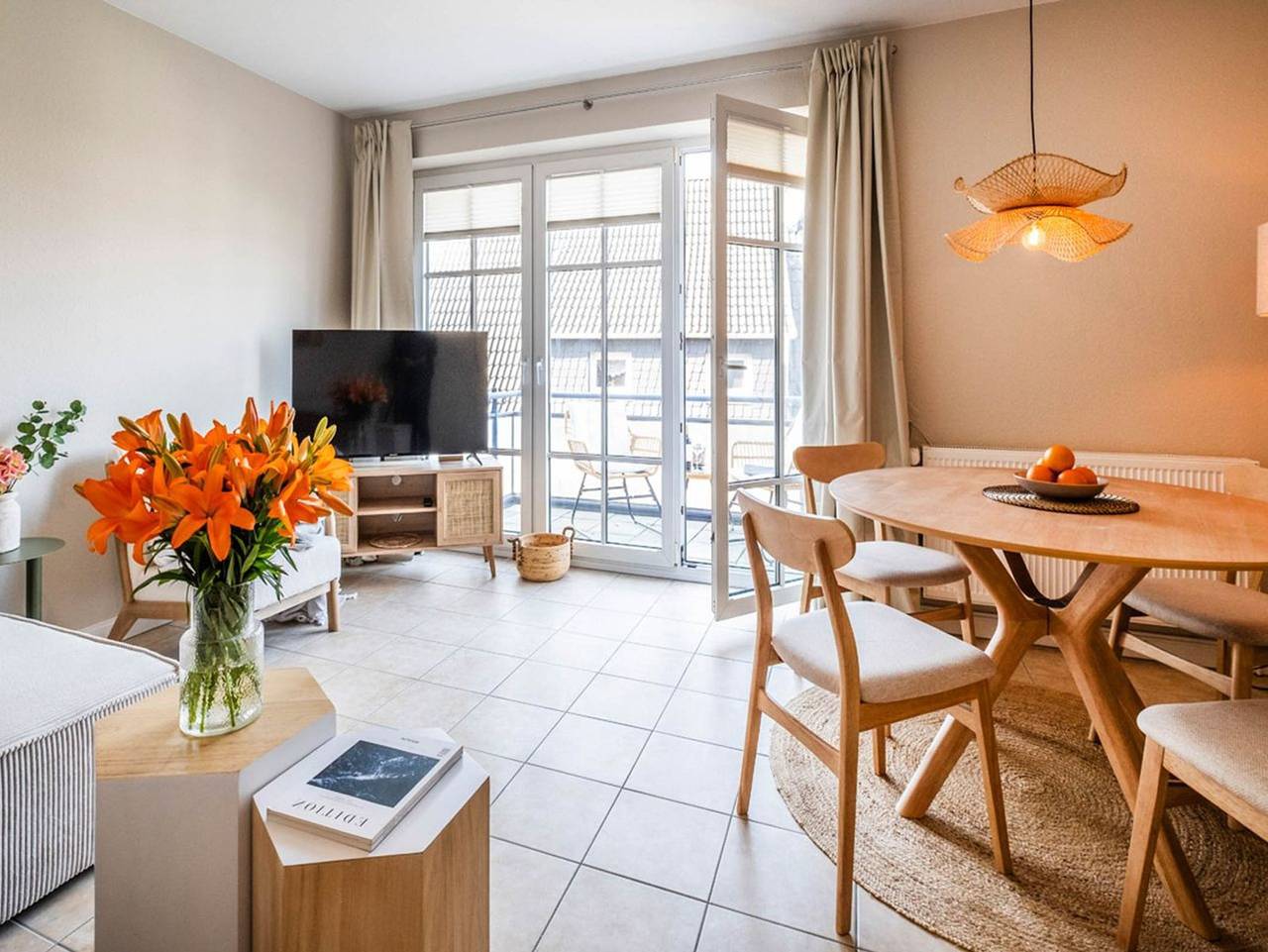 Ganze Ferienwohnung, Westerwarft - Zentrumsnahes Urlaubsdomizil in Büsum: Komfort für 2 Personen in Hafen Büsum, Büsum