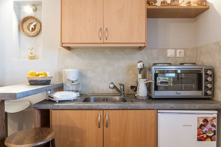 Casa de vacaciones 'Porto Galini Tinos Triantaros 104' con terraza, Wi-Fi y aire acondicionado in Tinos