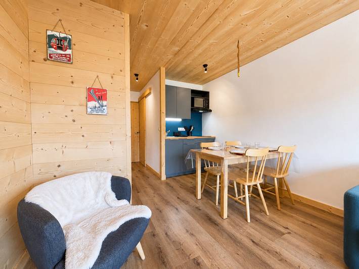 Ganzes Studio, Renoviertes Studio nahe Pisten für 4 Personen in Notre-Dame-de-Bellecombe, Albertville und Umgebung