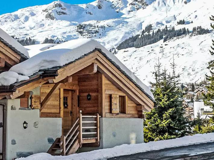 Hütte für 6 Personen, mit Balkon in Verbier