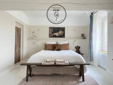 Maison d’hôte pour 2 personnes, avec jardin ainsi que terrasse et vue à Guégon
