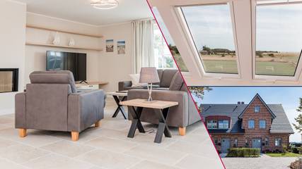 Ferienhaus für 6 Personen, mit Garten und Ausblick in Borgsum