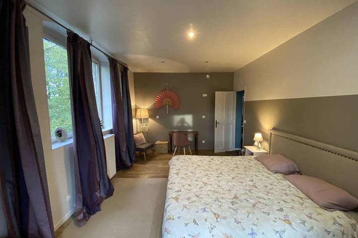 Location de vacances pour 6 personnes, avec balcon et jardin à Chailly-en-Bière - 2